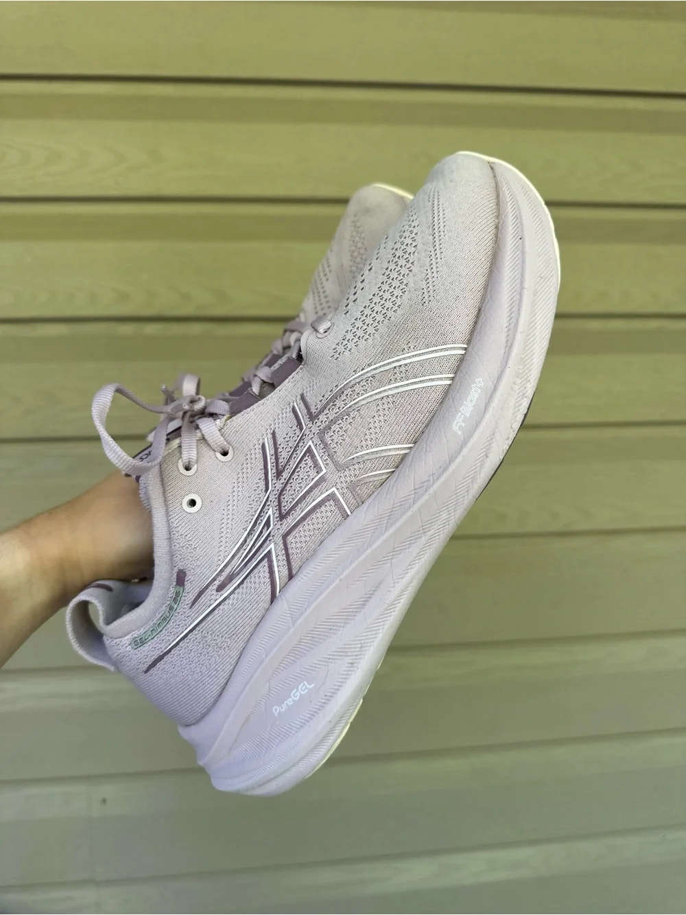 Asics Gel Nimbus 26 Sneaker Running 9.5Wide Women Watershed Rose Pink